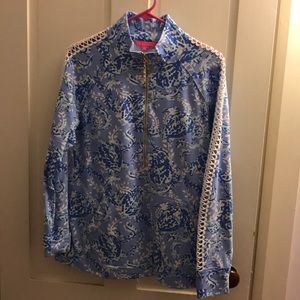 Lilly Pulitzer Skipper Popover In Turtley Awesome